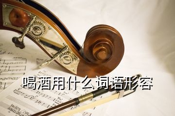 喝酒用什么詞語形容