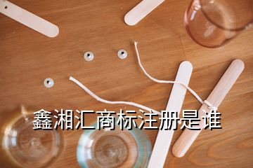 鑫湘匯商標(biāo)注冊(cè)是誰