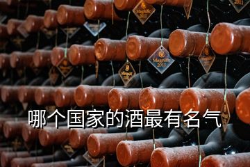 哪個(gè)國(guó)家的酒最有名氣