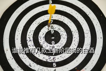 誰(shuí)能推薦幾款工薪階層喝的白酒