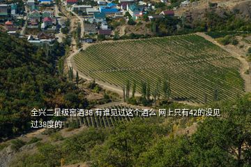全興二星級(jí)窖酒38 有誰(shuí)見(jiàn)過(guò)這個(gè)酒么 網(wǎng)上只有42的沒(méi)見(jiàn)過(guò)38度的