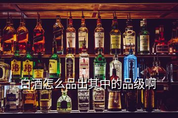 白酒怎么品出其中的品級(jí)啊