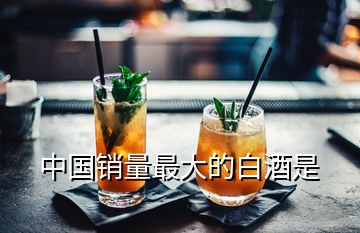 中國(guó)銷量最大的白酒是