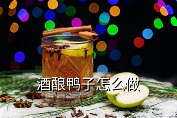 酒釀鴨子怎么做