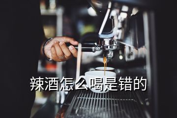 辣酒怎么喝是錯(cuò)的