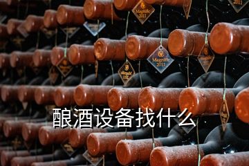 釀酒設(shè)備找什么