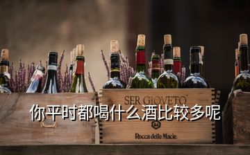 你平時都喝什么酒比較多呢