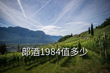 郞酒1984值多少