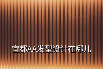 宜都AA發(fā)型設計在哪兒