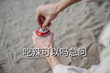 吃辣可以嗎急問