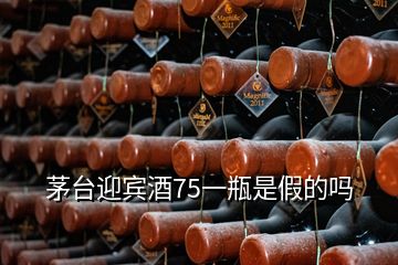 茅臺(tái)迎賓酒75一瓶是假的嗎