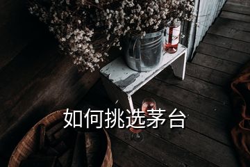 如何挑選茅臺(tái)