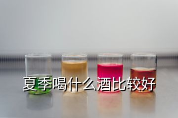 夏季喝什么酒比較好