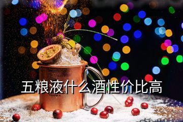 五糧液什么酒性價比高