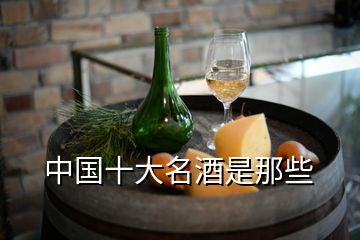 中國十大名酒是那些