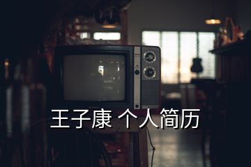 王子康 個人簡歷