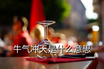 牛氣沖天是什么意思