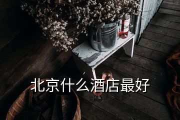 北京什么酒店最好