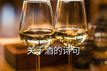 關(guān)于酒的詩句