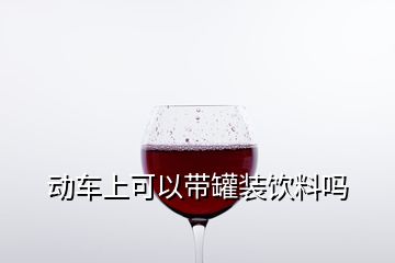 動車上可以帶罐裝飲料嗎