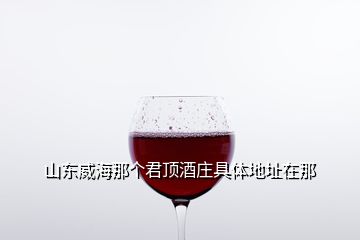 山東威海那個(gè)君頂酒莊具體地址在那