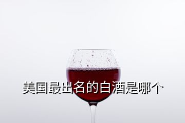 美國(guó)最出名的白酒是哪個(gè)