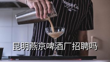 昆明燕京啤酒廠招聘嗎