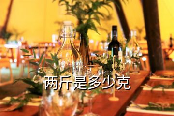 兩斤是多少克