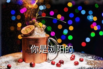 你是瀏陽的