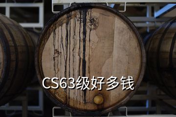 CS63級(jí)好多錢(qián)