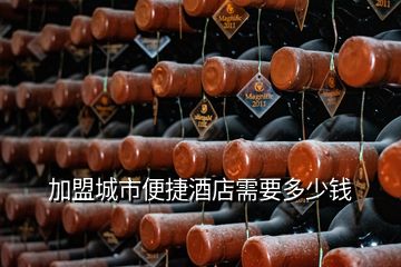 加盟城市便捷酒店需要多少錢