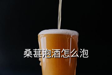 桑葚泡酒怎么泡