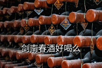 劍南春酒好喝么