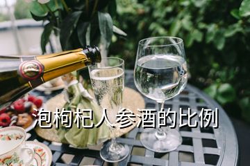 泡枸杞人參酒的比例