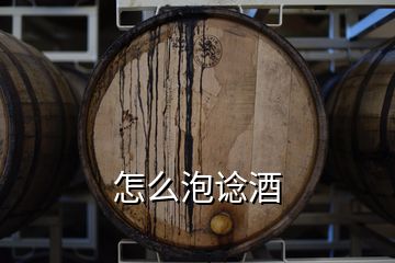 怎么泡諗酒