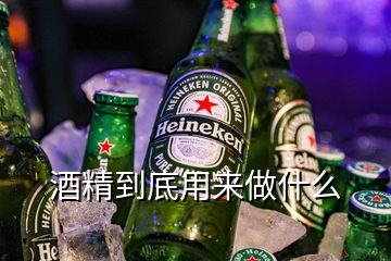 酒精到底用來做什么