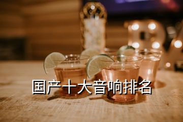 國(guó)產(chǎn)十大音響排名