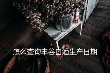 怎么查詢豐谷白酒生產(chǎn)日期