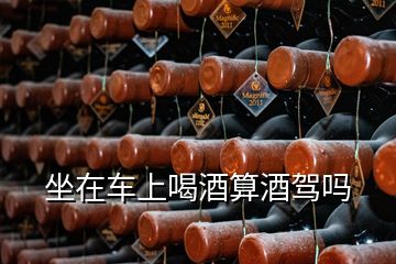 坐在車上喝酒算酒駕嗎