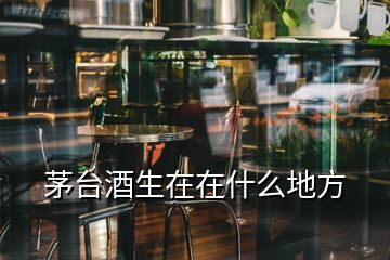 茅臺(tái)酒生在在什么地方