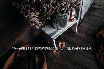 瀘州老窖1573 和五糧液500ML 52 回收價分別是多少