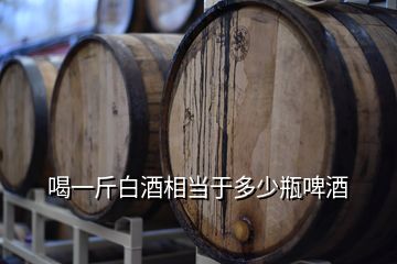 喝一斤白酒相當(dāng)于多少瓶啤酒