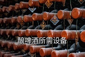 釀啤酒所需設(shè)備