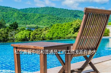 私企高管中層和普通員工的工資差距有多大
