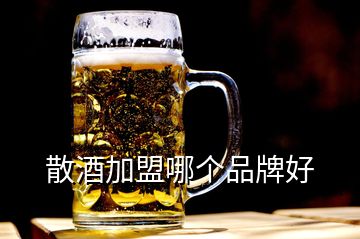 散酒加盟哪個(gè)品牌好