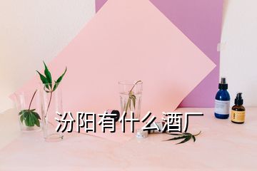 汾陽(yáng)有什么酒廠(chǎng)