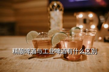 精釀啤酒與工業(yè)啤酒有什么區(qū)別