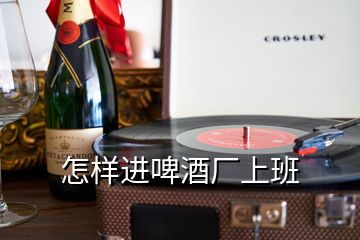 怎樣進(jìn)啤酒廠上班