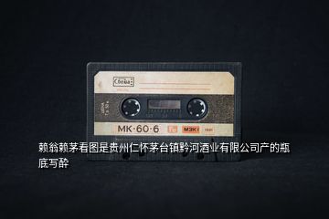 賴翁賴茅看圖是貴州仁懷茅臺(tái)鎮(zhèn)黔河酒業(yè)有限公司產(chǎn)的瓶底寫(xiě)酔