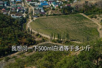 我想問一下500ml白酒等于多少斤